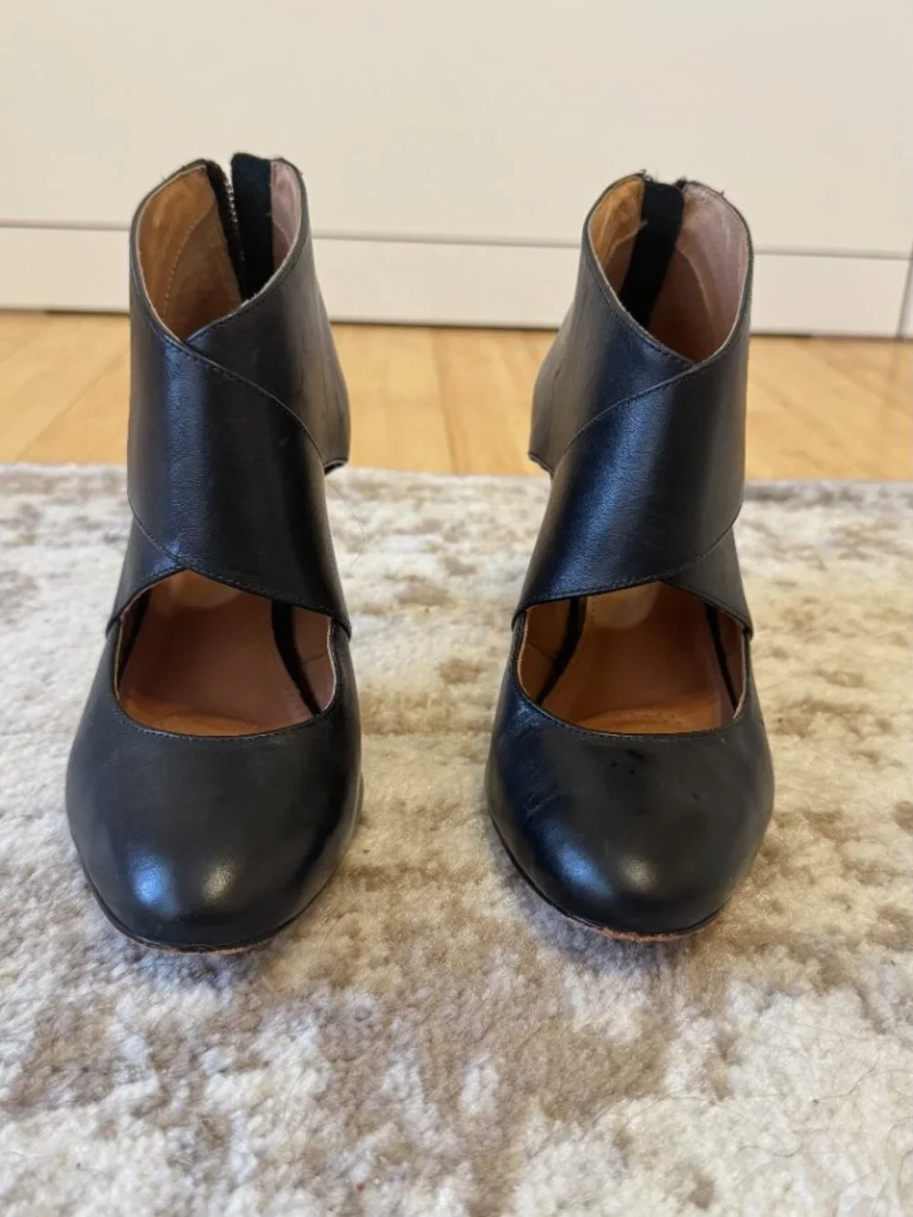 Corso Como Black Criss Cross Heels